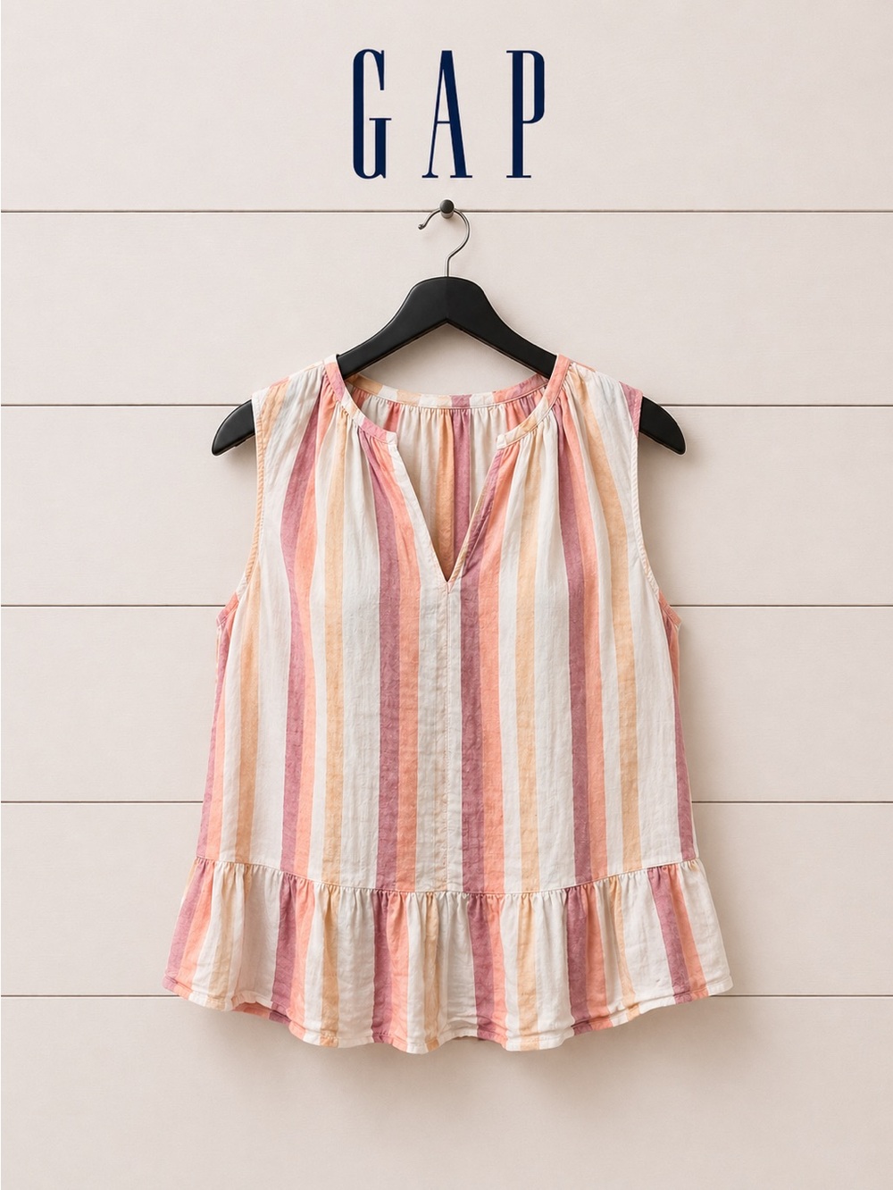 GAP – Sleeveless striped blouse – Size XXL